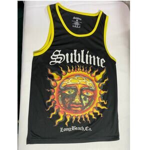 Sublime Basketball‑Style Jersey Tank Top “40 Oz. to Freedom” Tour – Size Medium